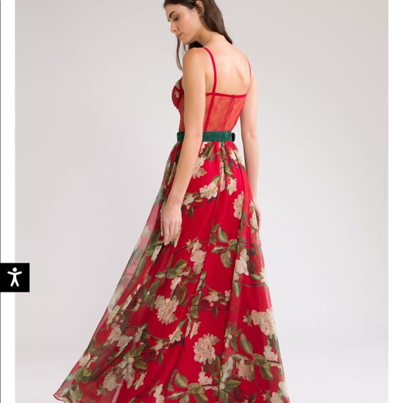 PatBO | Dresses | New Patbo Floral Bustier Belted Maxi Dress | Poshmark